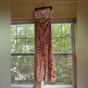 Free People silk jumpsuit